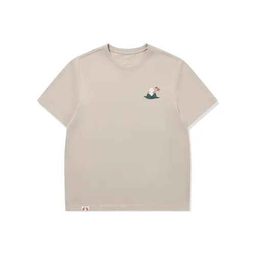 Erke Life Collection T-Shirt Мужская Прозрачная Горный Серый