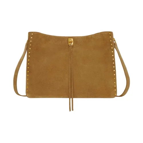 REBECCA MINKOFF Замша Кожа Сумка через плечо Сумка на плечо Большая Женская Мед