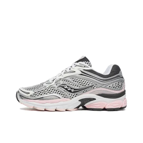 Saucony Slip-resistant Abrasion-resistant Low-top Беговые кроссовки Унисекс Silver Pink