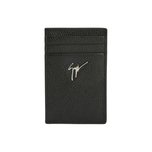 Giuseppe Zanotti GZ Leather Card Holder Men's Black