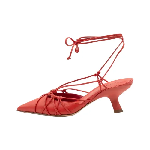 Vic Matie CHANEL Нестандартный каблук Высокие каблуки 6 см Женские Красный