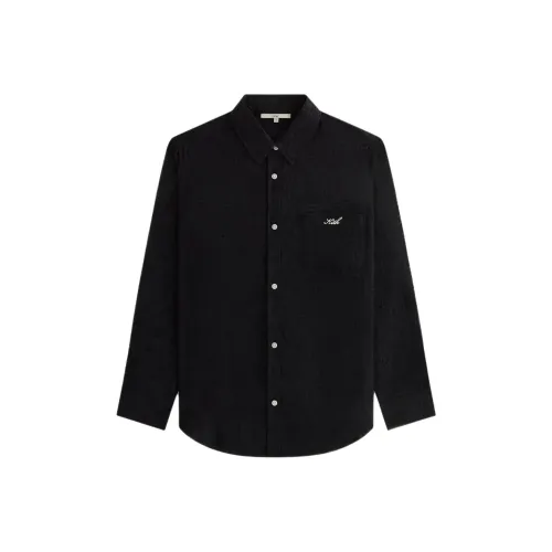 Kith Женские Рубашки Черного Цвета