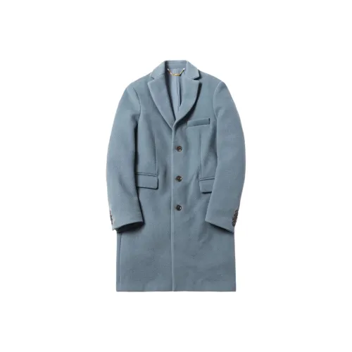 Кольлаборация KITH Туманно-Синий Мужское Пальто