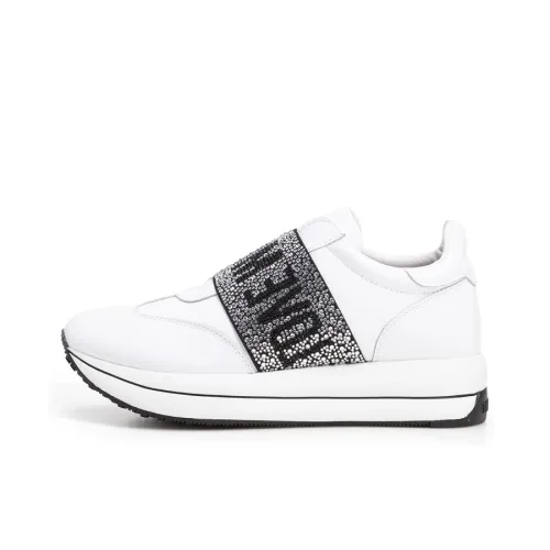 LOVE MOSCHINO Низкий топ Спортивная повседневная обувь Женская Белая
