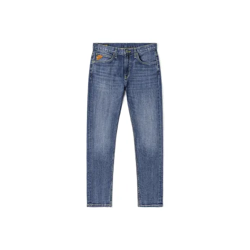 Lee Medium Blue Men's Jeans Ли Средне-синие Мужские Джинсы
