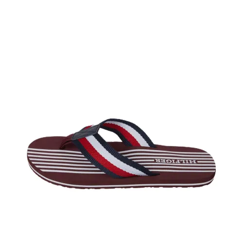 Tommy Hilfiger Signature Tape Strap Шлепанцы Красный Мужской