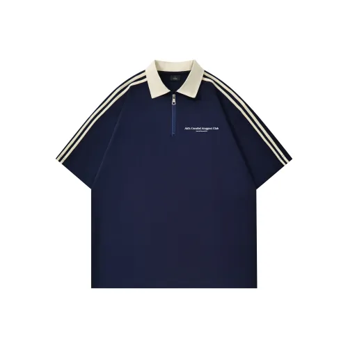 HIPHOPPUNKS Темно-синий Унисекс Поло