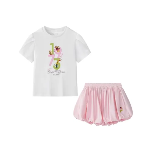 FILA KIDS x XIAOKONGLONGDAMAOXIAN LIANMINGKUAN Повседневная спортивная одежда FW25 2 предмета комплект для детей 3-7 лет