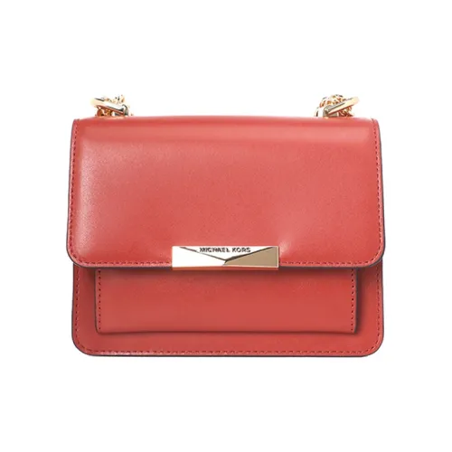 MICHAEL KORS MICHAEL KORS Handbag Collection Jade Кожа Сумка на плечо Маленькая Женская Оранжевая Красная