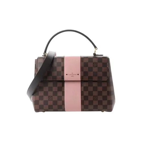 LOUIS VUITTON Холст и кожа сумка через плечо сумка женская коричневый розовый