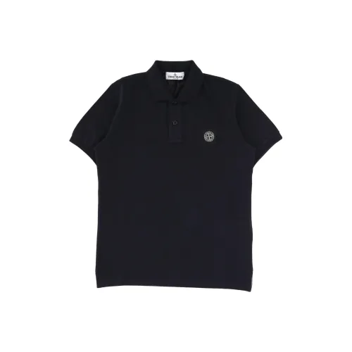 STONE ISLAND Синий Детское Поло