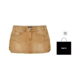 Дикий деним (коричневый) - Сумка для покупок включена.