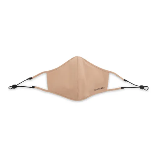 Balenciaga Ткань Маски для лица Мужской Бежевый