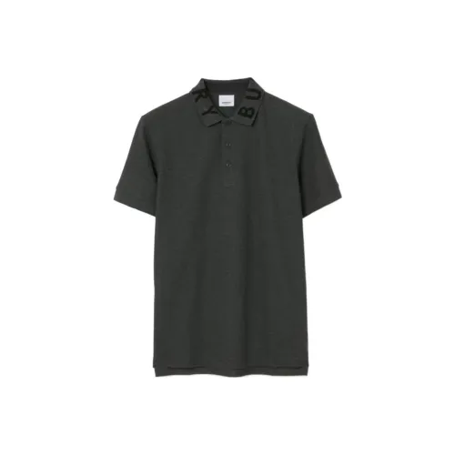 Burberry SS23 Поло Мужское Темно-Серое