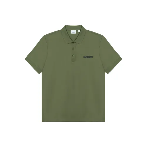 Burberry Поло Мужское Зеленое