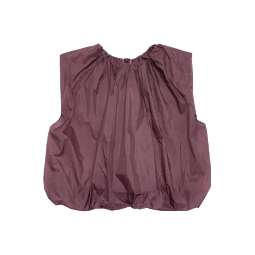 AMOMENTO Майка Женская Коричневая