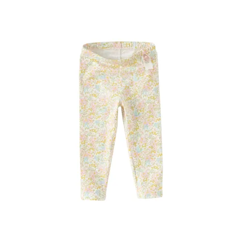 DAVE BELLA Повседневные брюки Детские Белый Подкладочная ткань С принтом Темно-синий Синий Подкладочная ткань С принтом