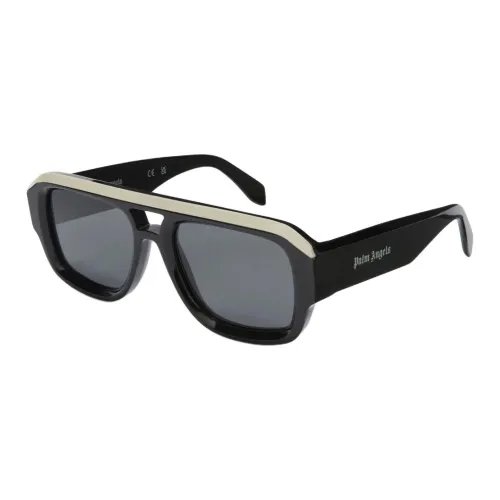 PALM ANGELS Aviator Солнцезащитные очки Мужские Черные