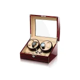 Эбони с текстурой + Белая кожа [4+6 слота для часов]