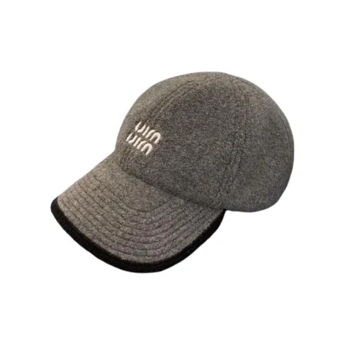 MIU MIU Саржа Кепки Женские Серый