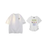 Белый свободный крой + белый с утяжкой на талии