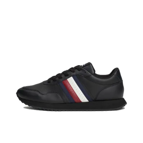 Tommy Hilfiger TRAINERS Беговые кроссовки Низкий Топ Черный Мужской