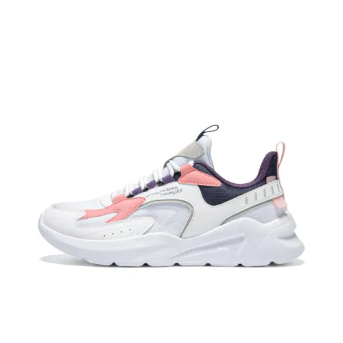 Erke Износостойкий Дышащий Низкий Топ Casual Женский Белый Erke Серый Чернильный Синий