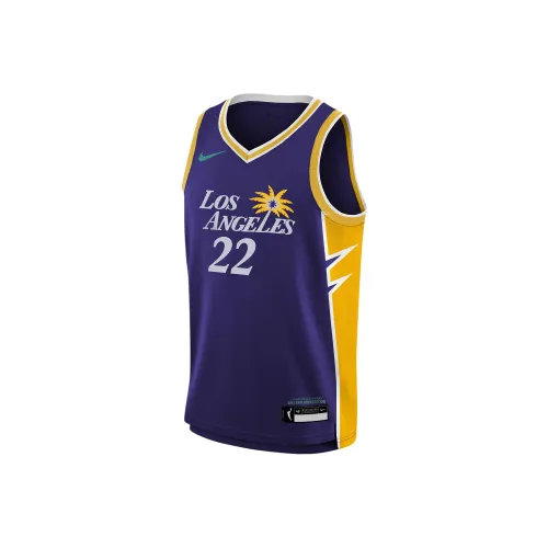 nike Dri FitWNBA Cameron Brink Лос-Анджелес Sparks 2024 Explorer Edition Майка На открытом воздухе Фиолетовый Подростки