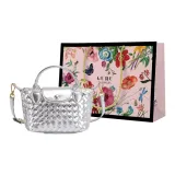 Серебристая +сумка для покупок