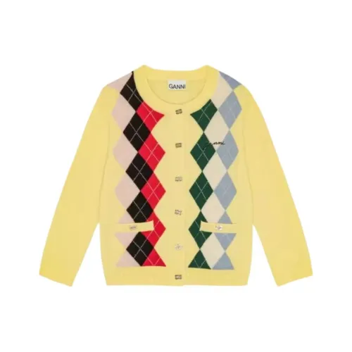 GANNI Желтый Женская Трикотажная Одежда