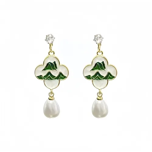 FEO Искусственная жемчужина Серьги Женские