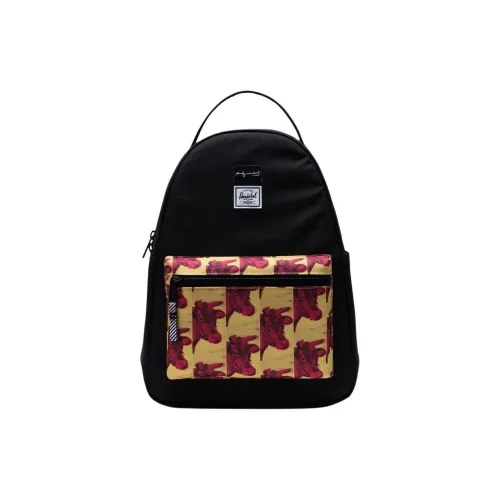 Herschel X Andy Warhol Коллаборация Ткань Рюкзак Унисекс Черный
