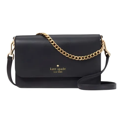 Kate Spade Saffiano кожа через плечо сумка маленькая женская черная