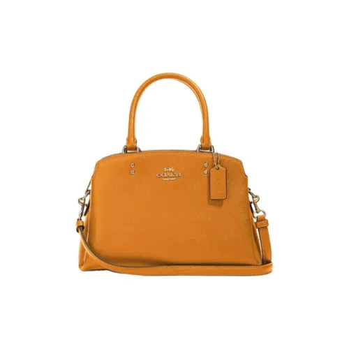 COACH Lillie Briefcase Сумка Сумка через плечо Маленькая Сумка через плечо Женская Шафран