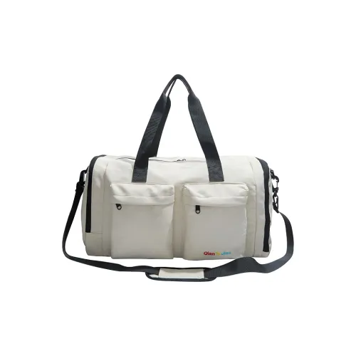 Kewuku Нейлоновая спортивная сумка стандартная унисекс белый оранжевый синий черный