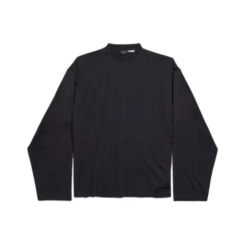 Balenciaga Мужские черные футболки