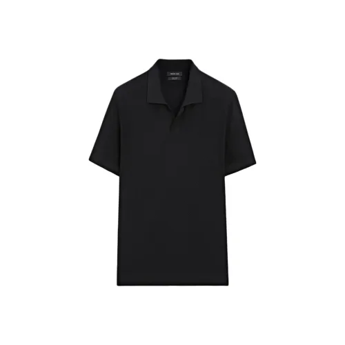 Massimo Dutti Морской Синий Мужская Поло