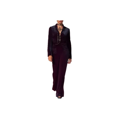 CHANEL SS24 24C Куртки и Пальто Женские Фиолетовые