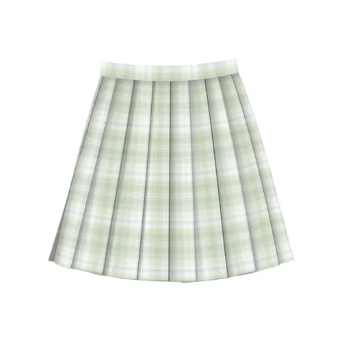 HAITA Glazed Лето PATROL Оригинальная Клетчатая Юбка [Одна Юбка] 42 см + Кейс для самолета Женская Униформа