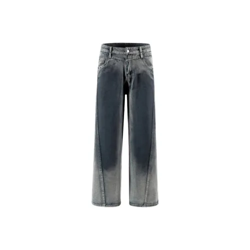 AMBER LIGHT Промытый синий Унисекс Джинсы