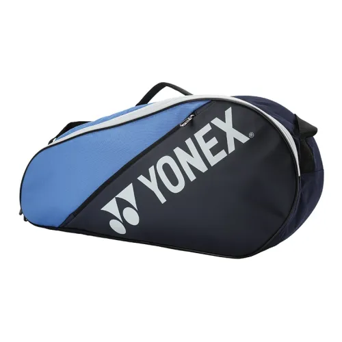 YONEX Сумки для бадминтонных ракеток 2 шт Спортивная сумка через плечо Темно-синий Унисекс Передний карман для хранения
