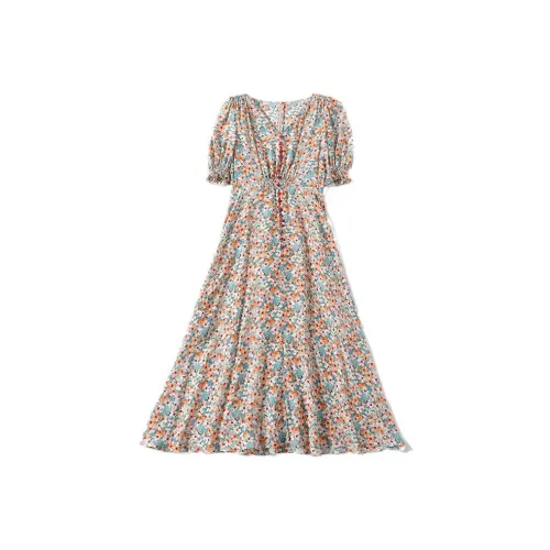 Devanro Короткий рукав Платье Женское