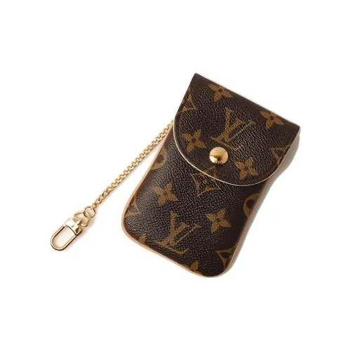 LOUIS VUITTON Чехол для телефона из холста и кожи унисекс коричневый