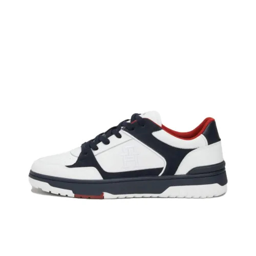 Tommy Hilfiger TRAINERS Баскетбольные кроссовки Низкий Топ Белый Синий Мужской