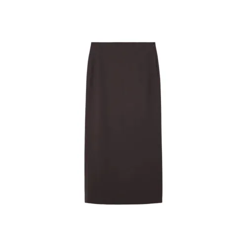 BRUNELLO CUCINELLI Повседневный Длинный Юбка Женские Коричневый