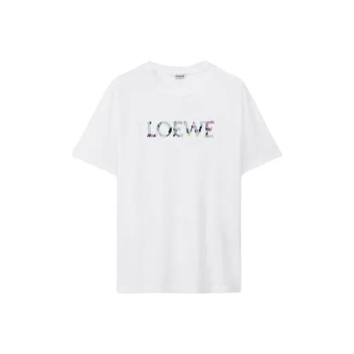 LOEWE Совместное издание Белая Мужская T-рубашка