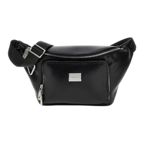 GUESS Полиуретан Одно плечо Через плечо Бананка Мужской Черный