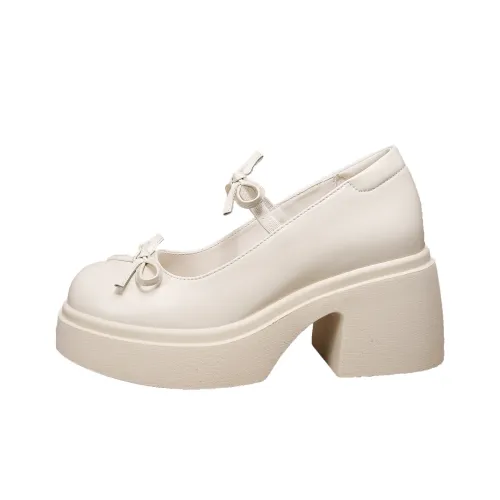 Forest Princess Туфли Мэри Джейн Женские Экрю