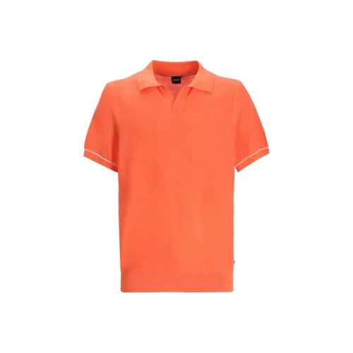 Hugo Boss Поло Мужское Оранжевое