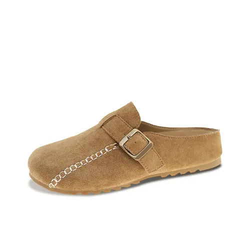 JINDUN Домашние тапочки Женские Коричневый